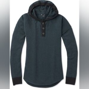 Smartwool Green Merino Wool Blend Hoodie XS